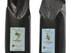 Bussink Koffie proefpakket half om half roma decaf colombia Bussink Koffie proefpakket half om half roma decaf colombia